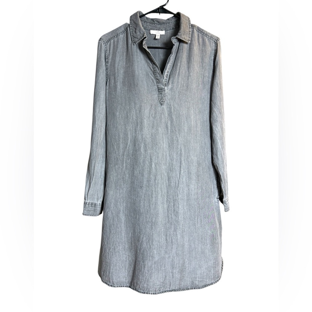 Como Vintage Charcoal Mini Shirt Dress‎